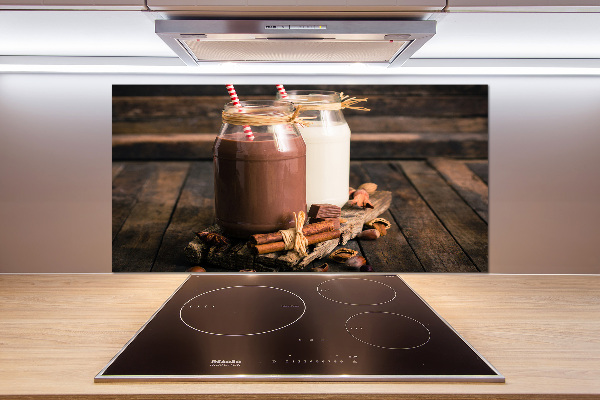 Keuken achterwand Cocktails in potjes