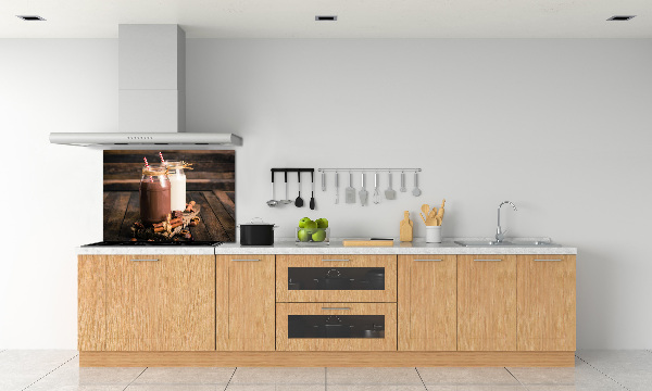 Keuken achterwand Cocktails in potjes