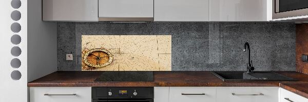 Panel do kuchni Kompas na mapie