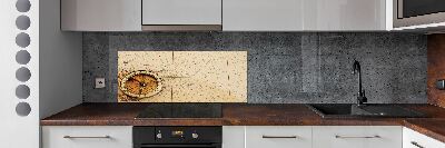 Panel do kuchni Kompas na mapie