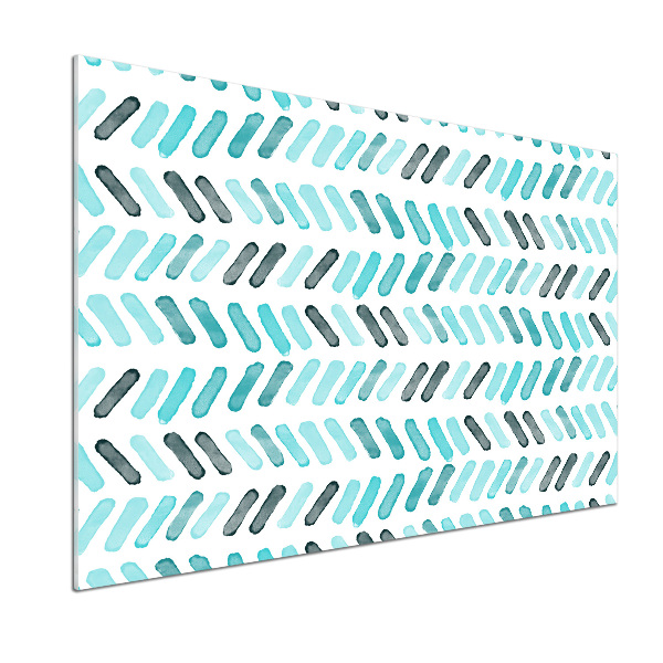 Panel do kuchni Niebieska jodełka