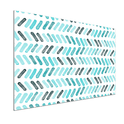 Panel do kuchni Niebieska jodełka