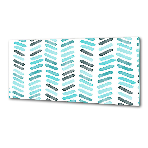 Panel do kuchni Niebieska jodełka