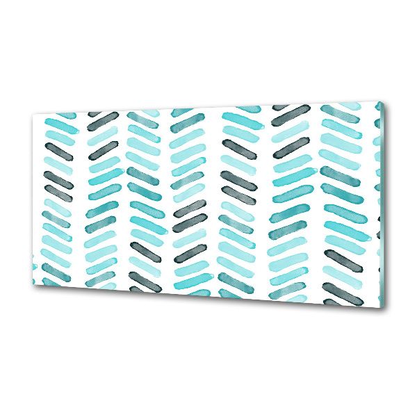 Panel do kuchni Niebieska jodełka