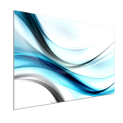 Glazen achterwand keuken Abstracte golven