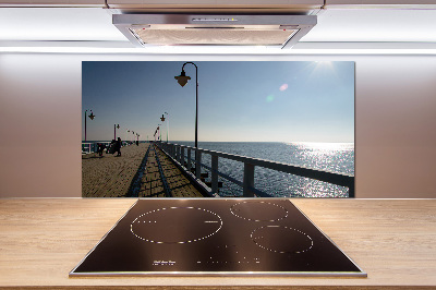 Panel dekor szkło Molo w Gdyni