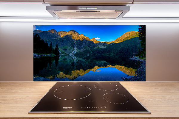 Panel szklany do kuchni Tatry