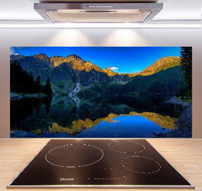 Panel szklany do kuchni Tatry