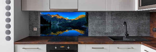 Panel szklany do kuchni Tatry