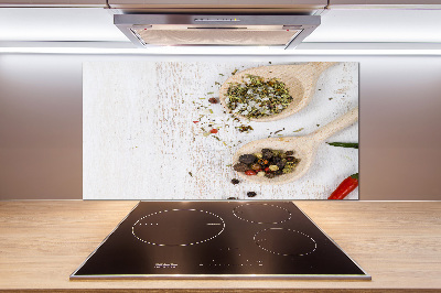 Spatscherm keuken Groenten en kruiden