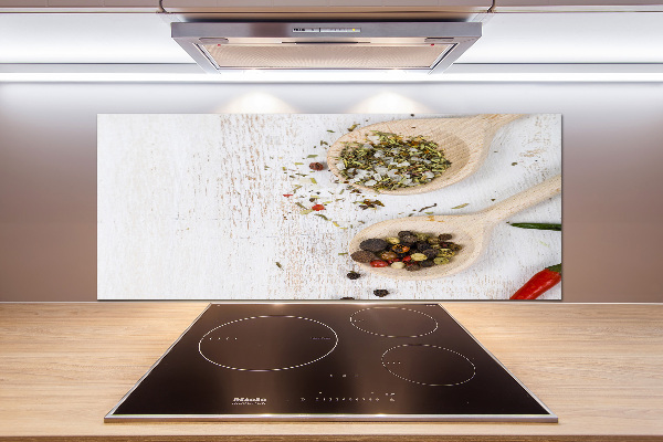 Spatscherm keuken Groenten en kruiden