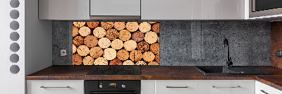 Spatplaat keuken Wijnkurken