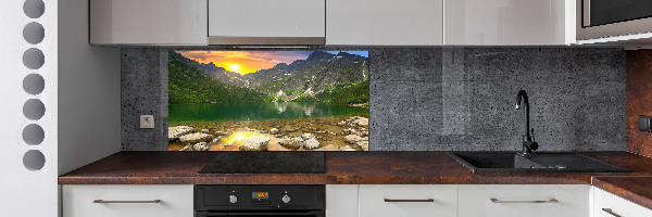 Keuken achterwand Het zeeoog ​​van het Tatragebergte