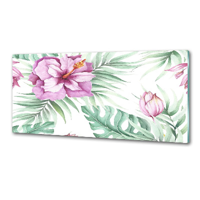 Panel do kuchni Hawajskie kwiaty