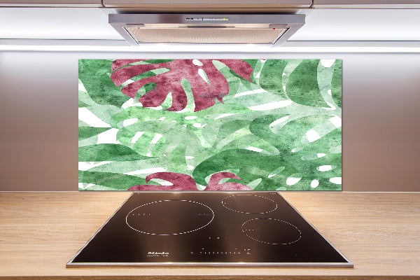 Panel między meble w kuchni Monstera