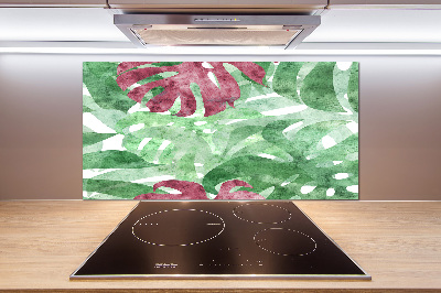 Panel między meble w kuchni Monstera