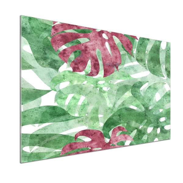 Panel między meble w kuchni Monstera