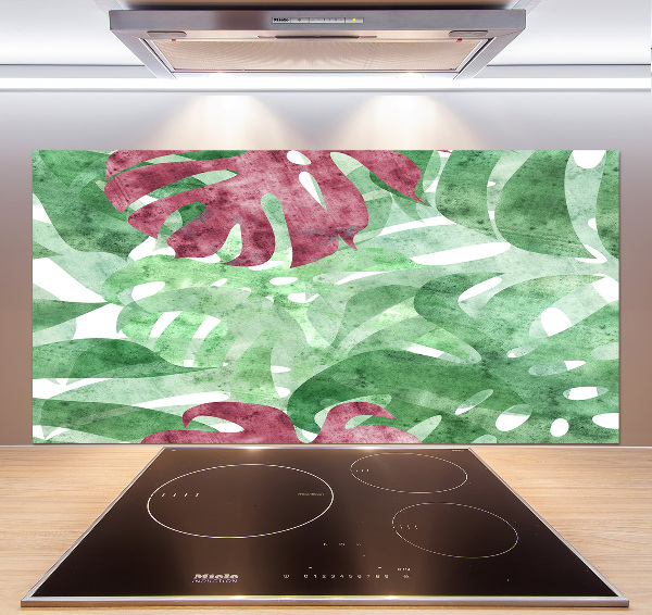 Panel między meble w kuchni Monstera