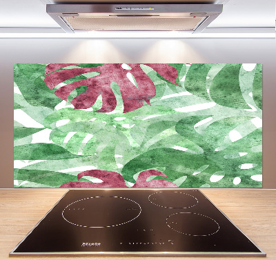 Panel między meble w kuchni Monstera