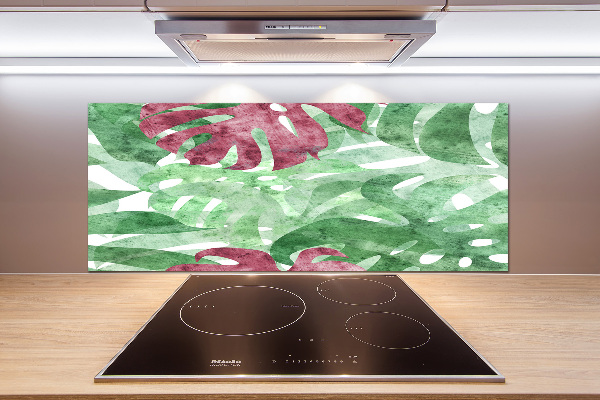 Panel między meble w kuchni Monstera