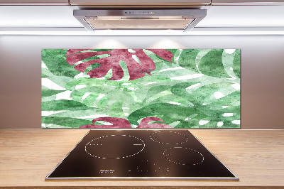 Panel między meble w kuchni Monstera