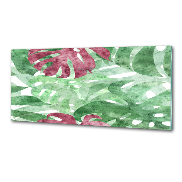 Panel między meble w kuchni Monstera