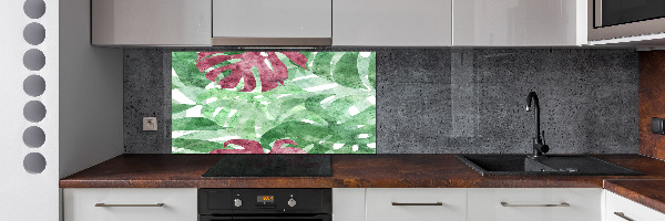 Panel między meble w kuchni Monstera