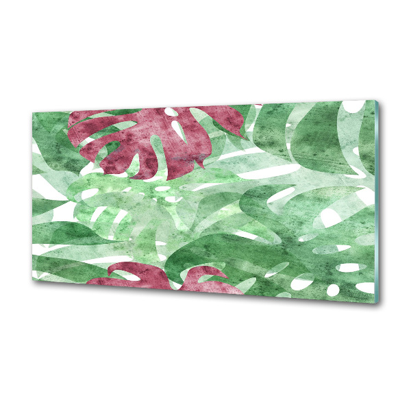 Panel między meble w kuchni Monstera