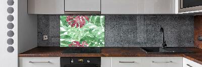 Panel między meble w kuchni Monstera