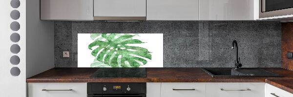 Panel między meble w kuchni Monstera