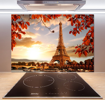 Glazen achterwand keuken Eiffeltoren Parijs