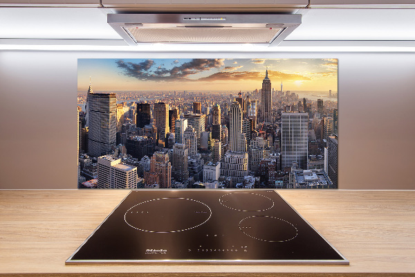 Panel lacobel Nowy Jork lot ptaka