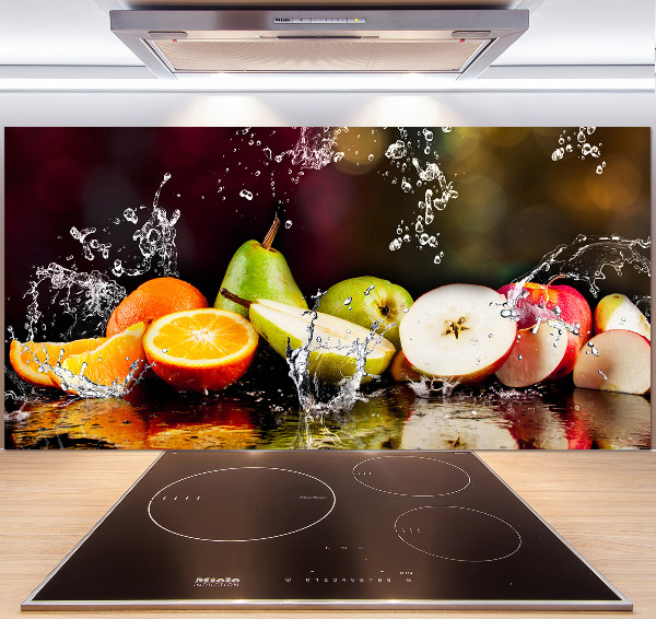 Achterwand keuken Fruit en water