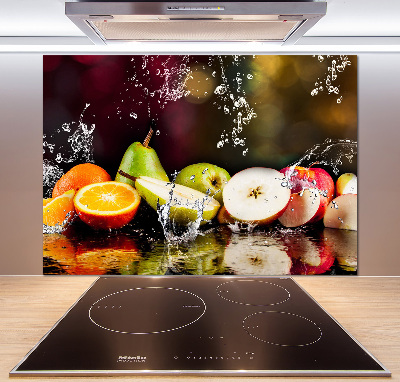 Panel dekor szkło Owoce i woda