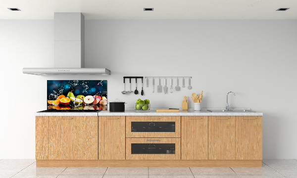 Panel dekor szkło Owoce i woda