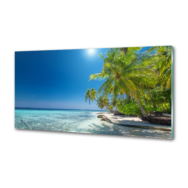 Panel do kuchni Malediwy plaża