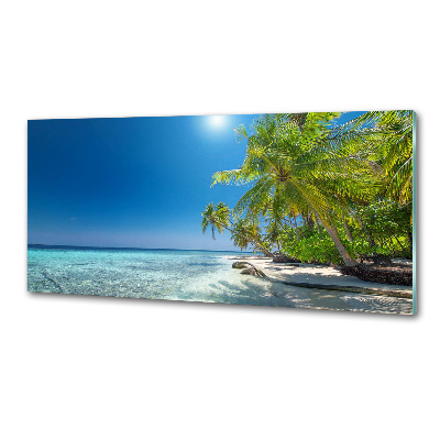 Panel do kuchni Malediwy plaża