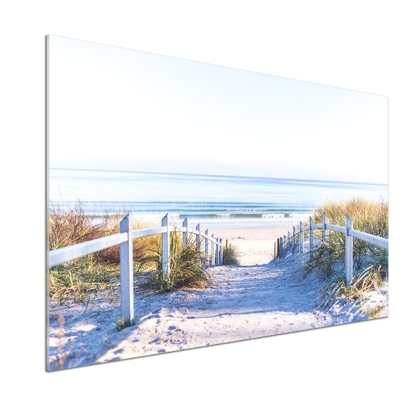 Spatplaat keuken duinen aan zee