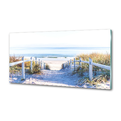 Spatplaat keuken duinen aan zee