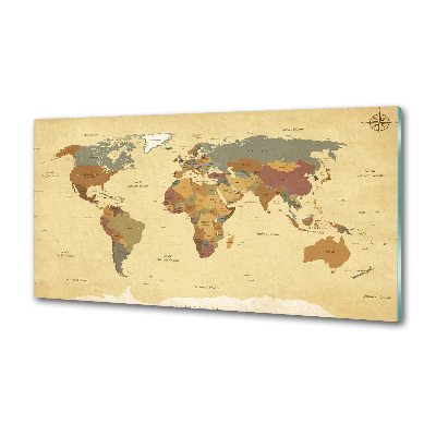 Panel do kuchni Mapa polityczna