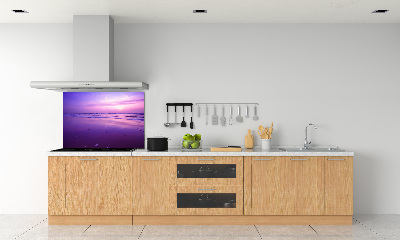 Panel lacobel Zachód słońce morze