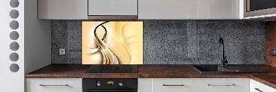 Panel do kuchni Abstrakcja fale