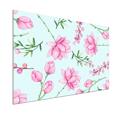 Panel do kuchni Kwiaty i jagody