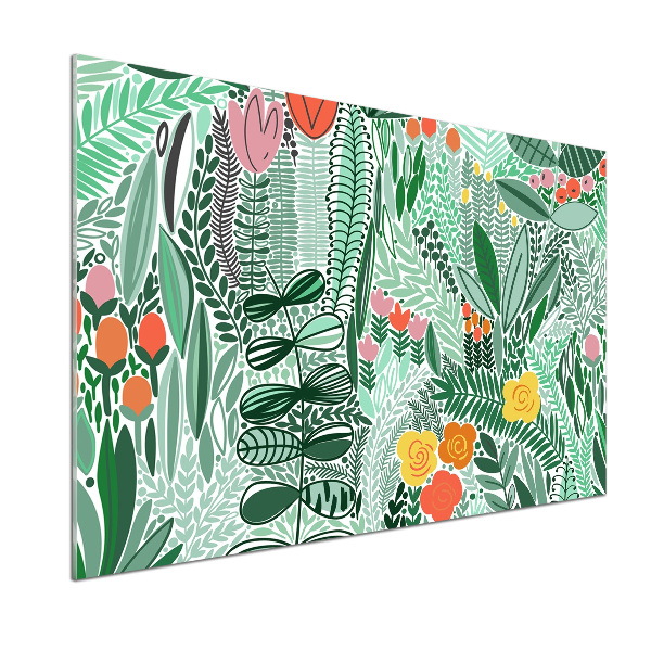 Panel do kuchni Kwiecisty wzór