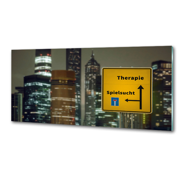 Achterwand keuken Therapie in de stad