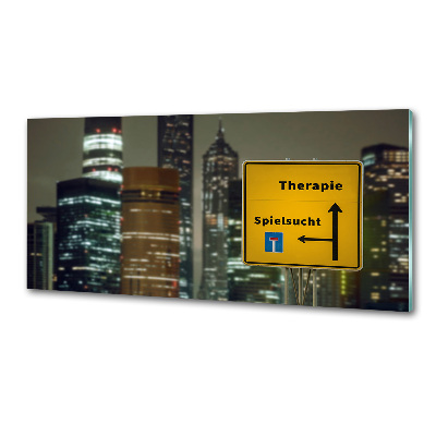 Achterwand keuken Therapie in de stad