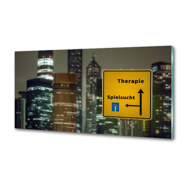 Panel do kuchni Terapia w mieście