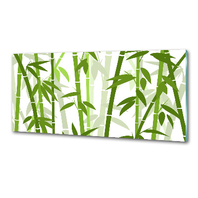 Panel szklany do kuchni Bambus