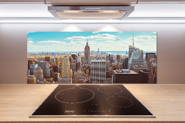 Panel lacobel Nowy Jork lot ptaka