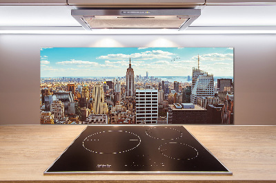 Panel lacobel Nowy Jork lot ptaka